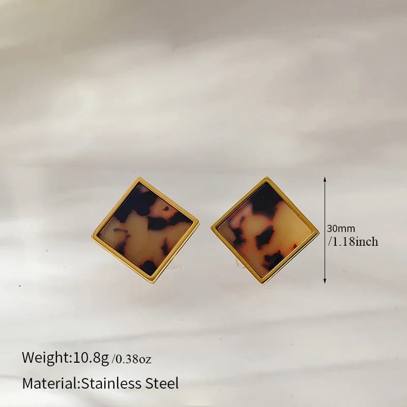 316L Stainless Steel Creative Irregular Stud Earrings