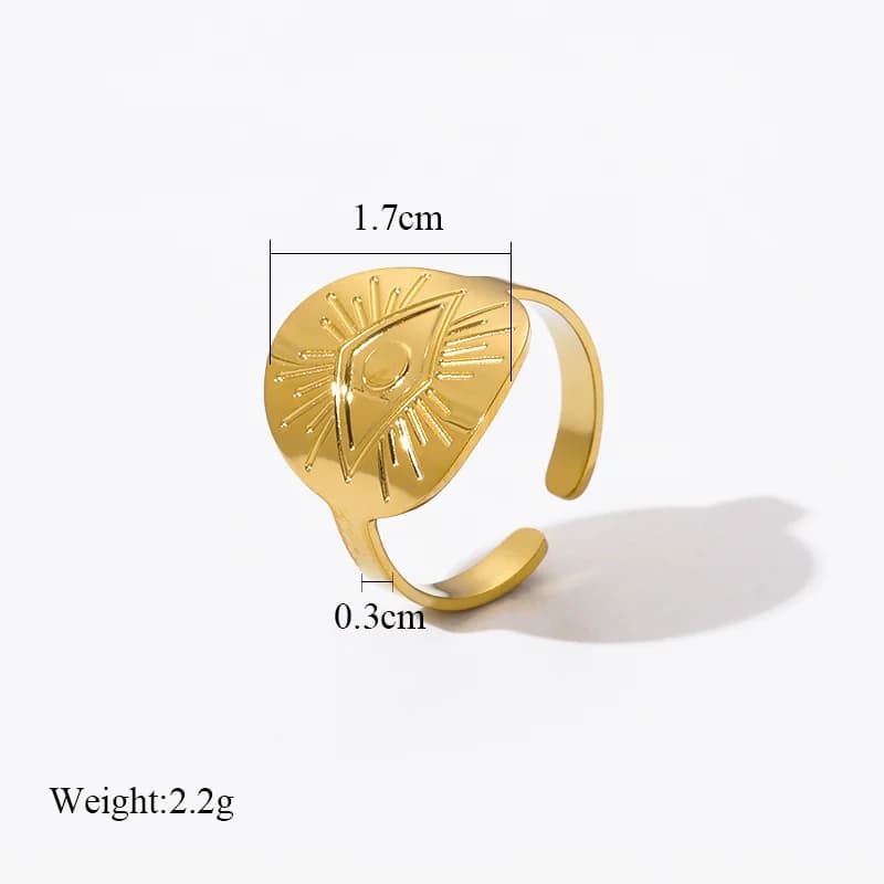 Gold Vintage Cuff Rings