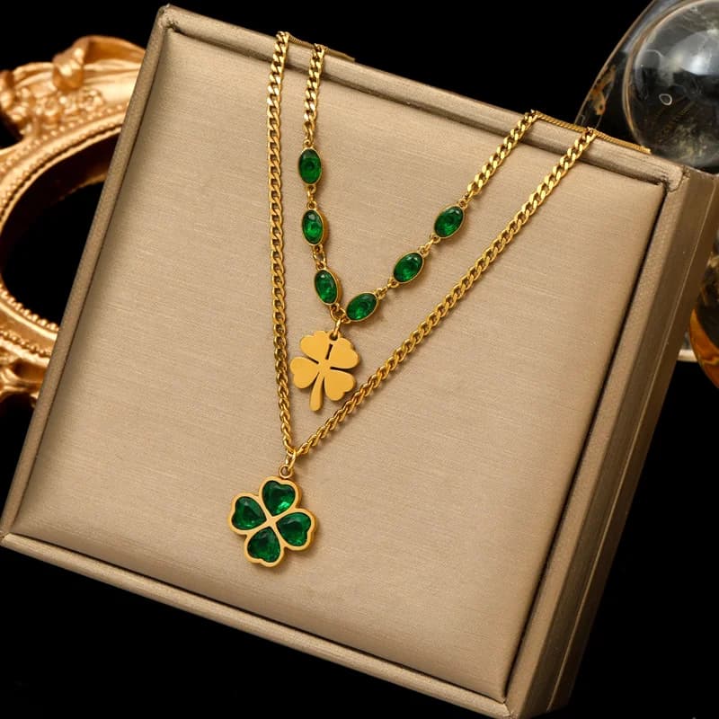 Retro Star Moon Pendant Necklace, Gold Plated