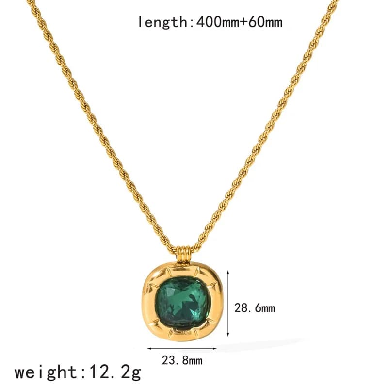 Cubic Zirconia Choker Necklace and Earring Set