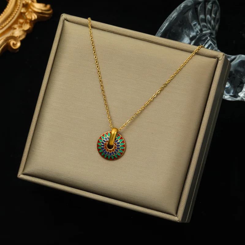 Gold Thick Chain Choker Necklace
