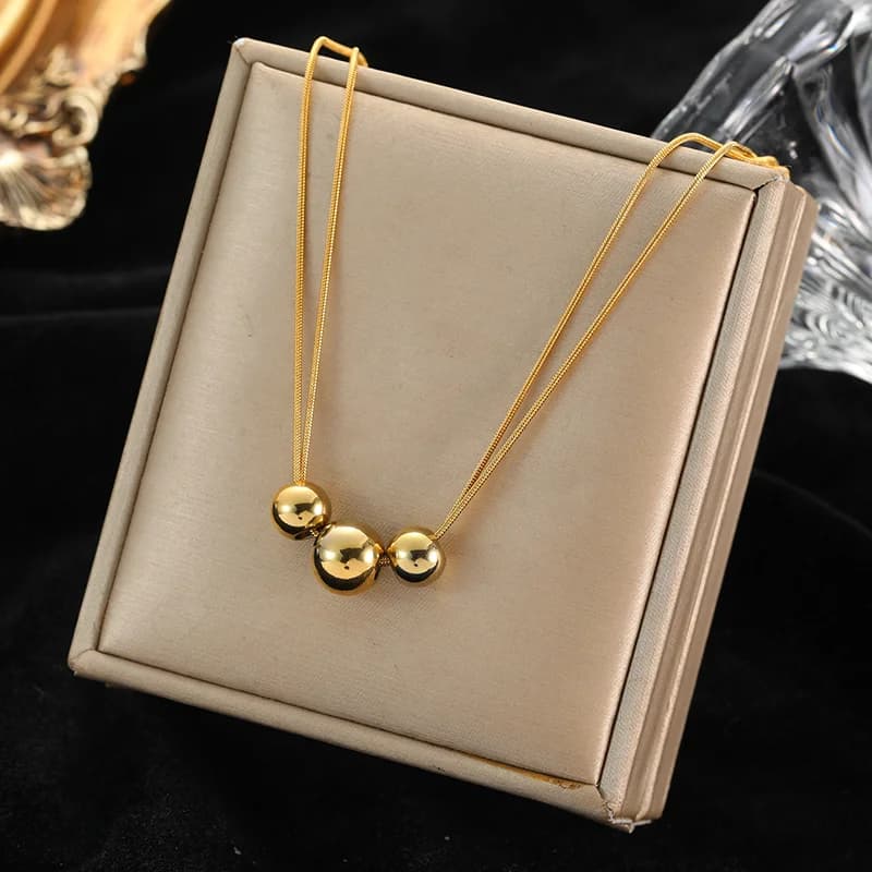 Heart Pendant Statement Collar Necklace, Gold