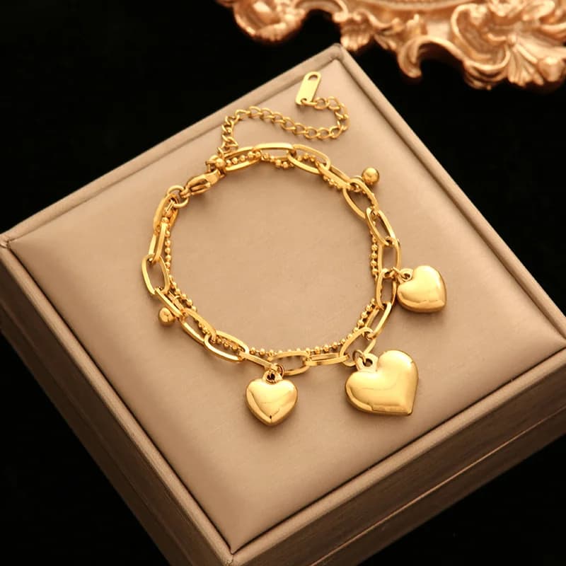 Stainless Steel Starfish Shell Seahorse Bracelet