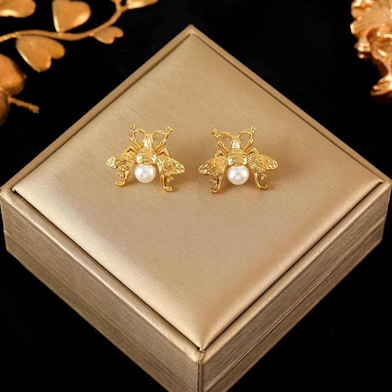 316L Stainless Steel Square Green Crystal Stud Earrings