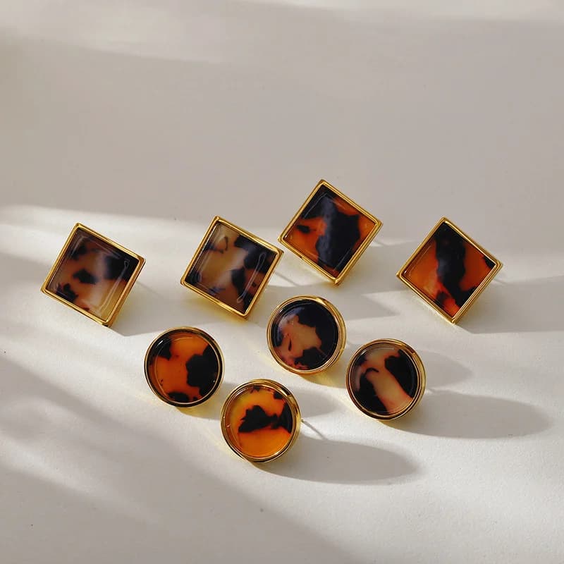 316L Stainless Steel Creative Irregular Stud Earrings